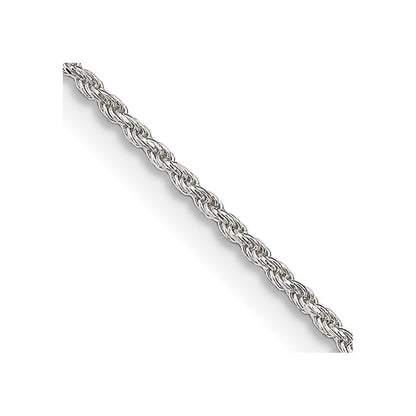 Sterlingsilber 1.2mm Diamantiert Kordel Halskette