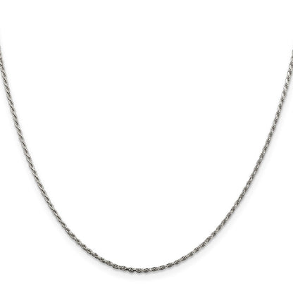 Sterlingsilber 1.5mm Diamantiert Kordel Halskette