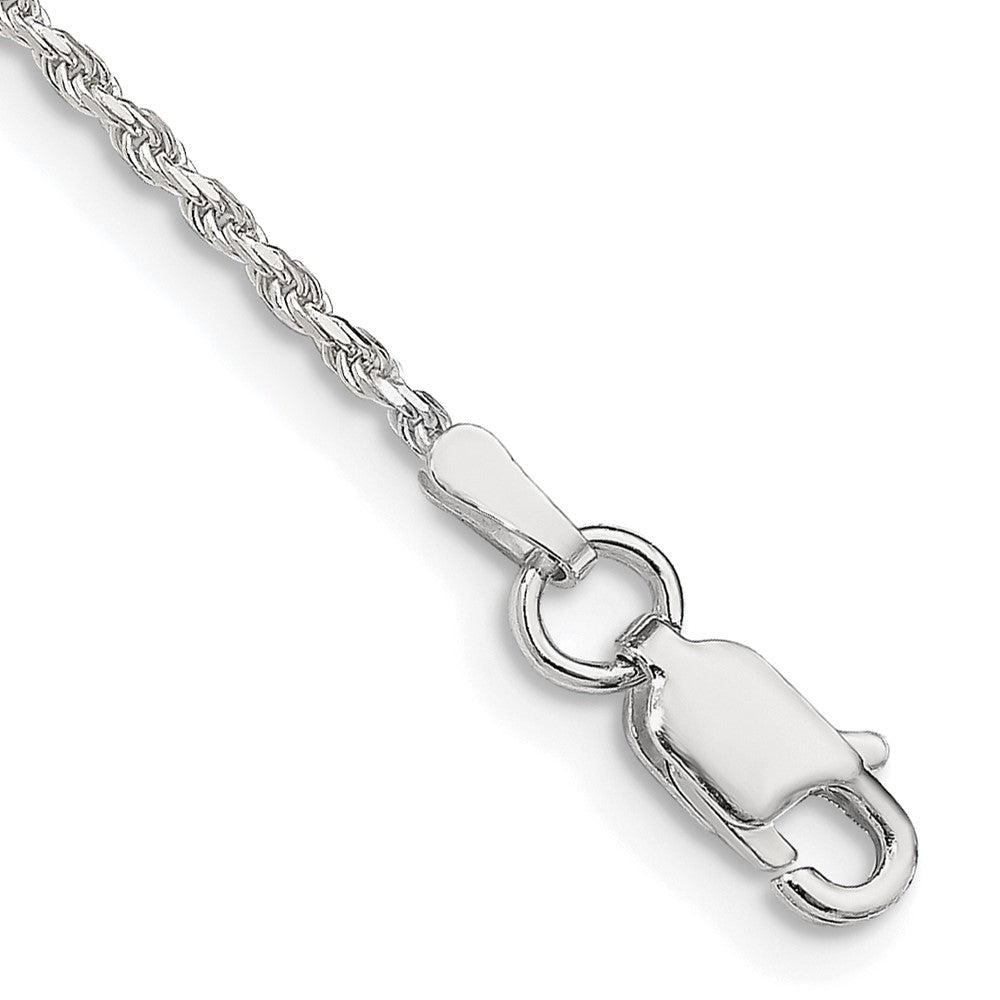 Sterlingsilber 1.5mm Diamantiert Kordel Gliederarmband