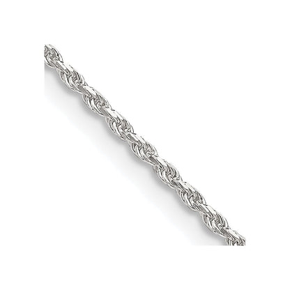 Sterlingsilber 1.5mm Diamantiert Kordel Halskette