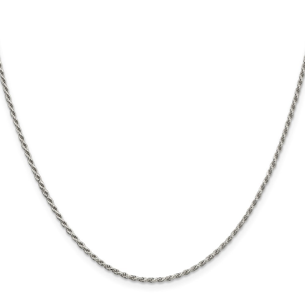 Sterlingsilber 1.7mm Diamantiert Kordel Halskette