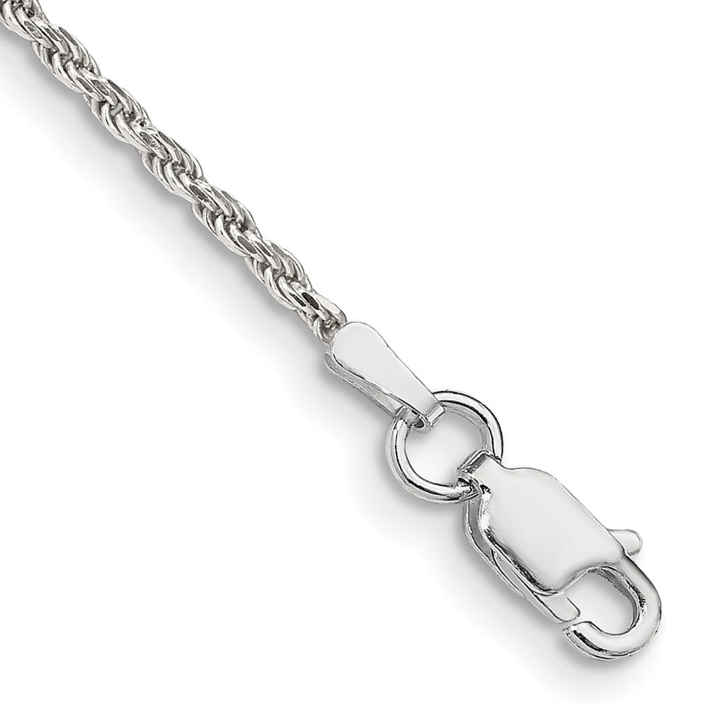 Sterlingsilber 1.7mm Diamantiert Kordel Gliederarmband