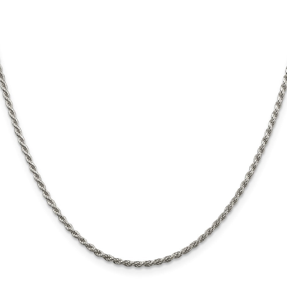 Sterlingsilber 1.85mm Diamantiert Kordel Halskette