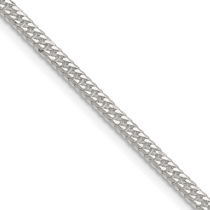 Sterlingsilber Poliert 3.0mm Doppelt Diamantiert Panzer Kette