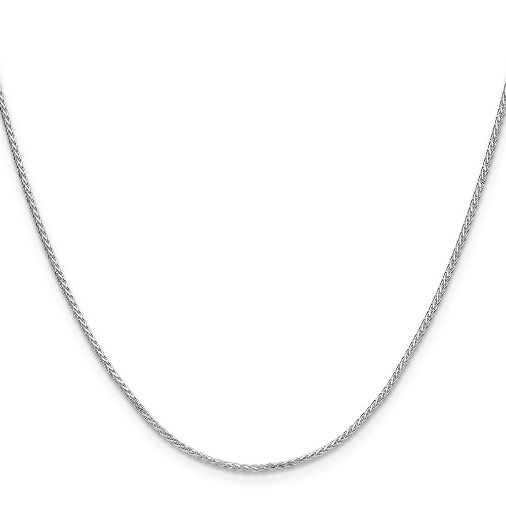 Sterlingsilber 1.3mm 8 Sided Diamantiert Doppelt Ährenkette Kette