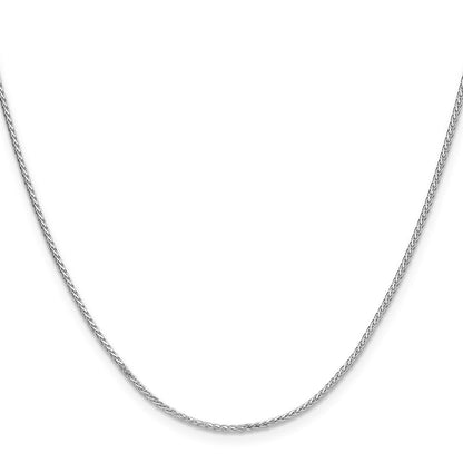 Sterlingsilber 1.3mm 8 Sided Diamantiert Doppelt Ährenkette Kette