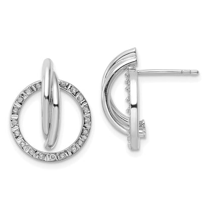 Sterlingsilber Diamant Fascination Mystique Platin-beschichtet Ohrstecker