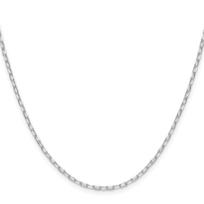 Sterlingsilber 2.0mm Diamantiert Forzantine Kette