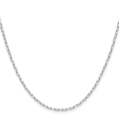 Sterlingsilber Rhodiniert 2.0mm Diamantiert Forzantine Kette
