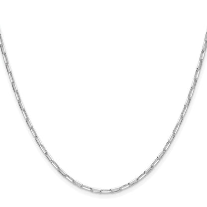 Sterlingsilber Rhodiniert 2.15mm Diamantiert Forzantine Kette
