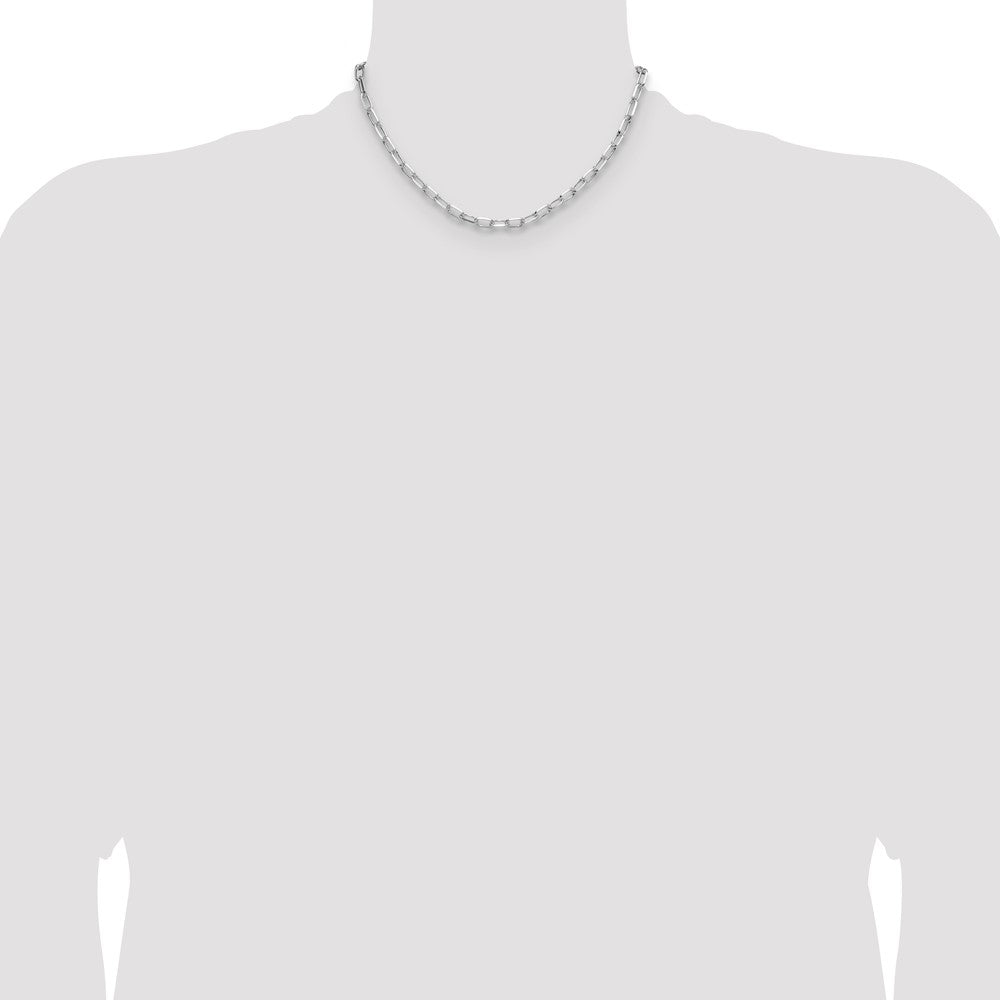 Sterlingsilber Rhodiniert 4.65mm Diamantiert Forzantine Kette