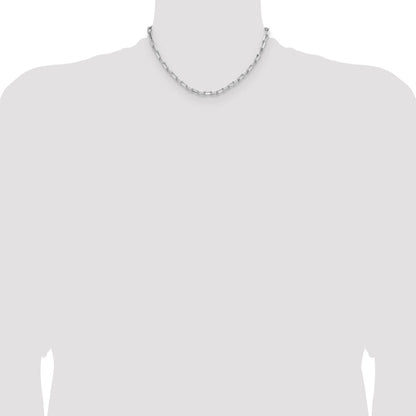 Sterlingsilber Rhodiniert 4.65mm Diamantiert Forzantine Kette