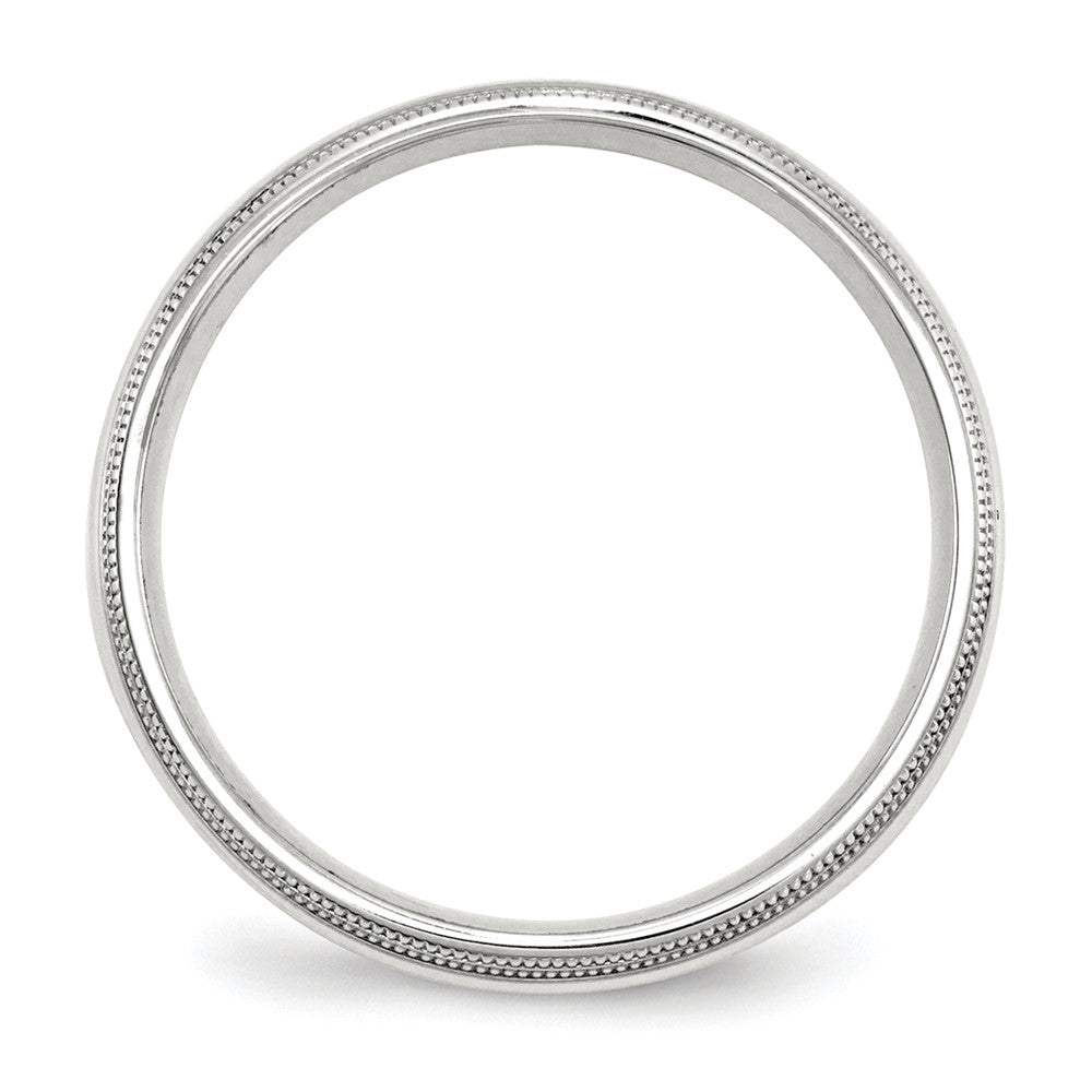 Sterlingsilber 5mm Komfort-Passform Doppelt Milgrain Größe 12.5 Ring