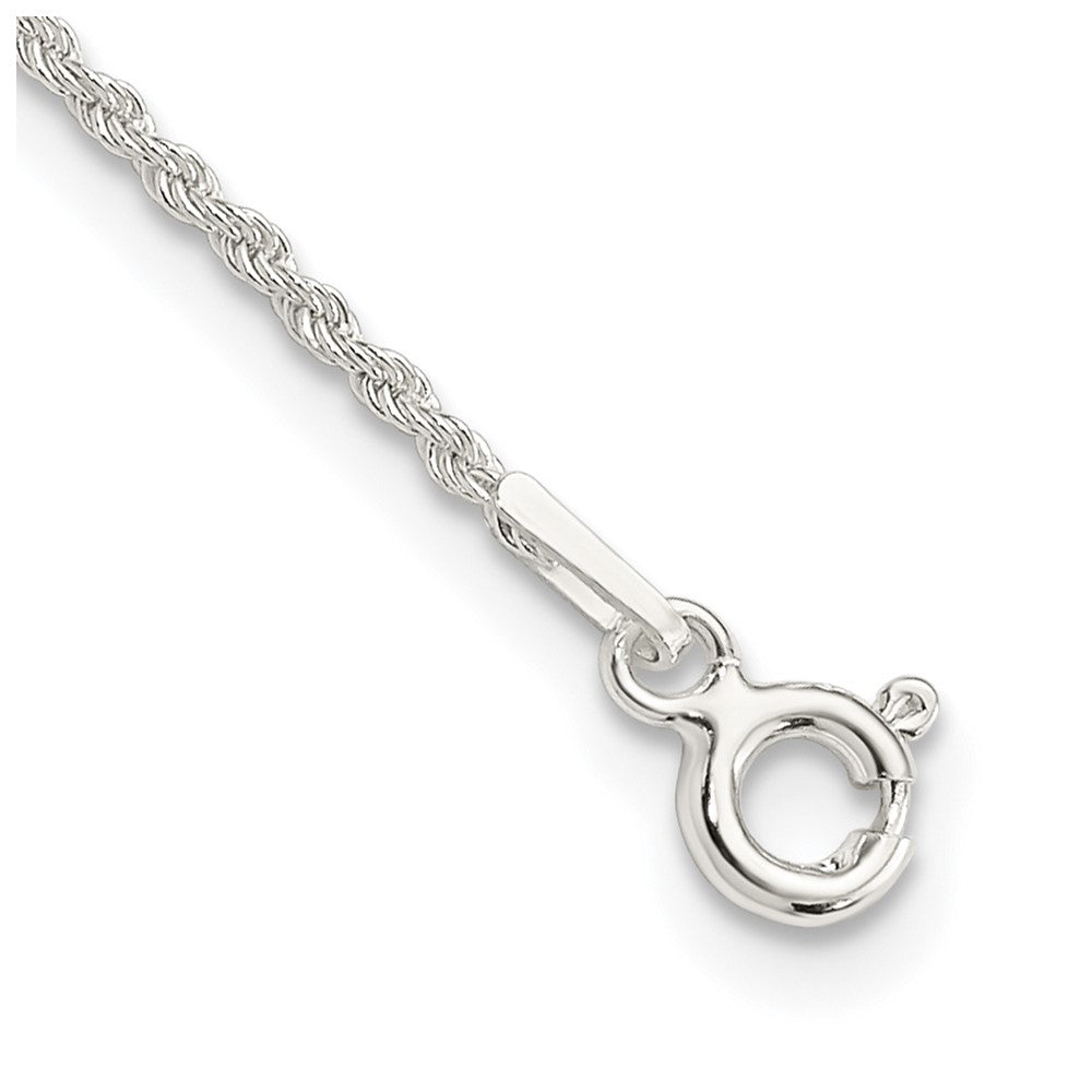 Sterlingsilber 1.3mm Massiv Kordel Gliederarmband