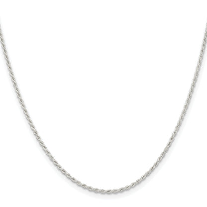 Sterlingsilber 1.5mm Massiv Kordel Halskette