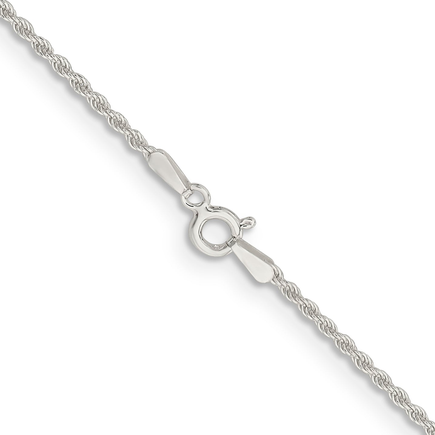 Sterlingsilber 1.5mm Massiv Kordel Halskette