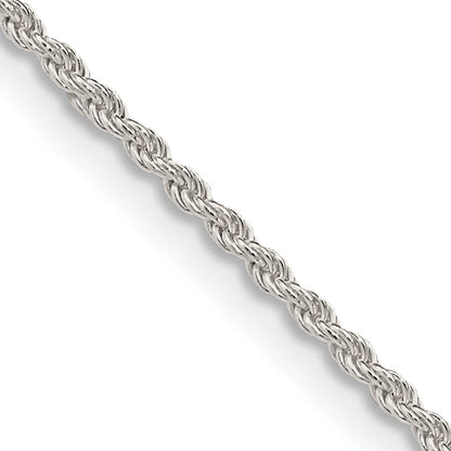Sterlingsilber 1.5mm Massiv Kordel Halskette
