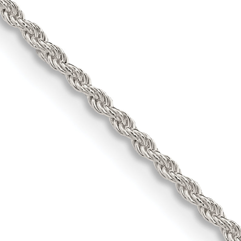 Sterlingsilber 1.5mm Massiv Kordel Halskette