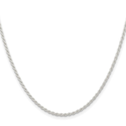 Sterlingsilber 1.8mm Massiv Kordel Halskette