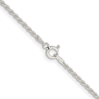 Sterlingsilber 1.8mm Massiv Kordel Halskette