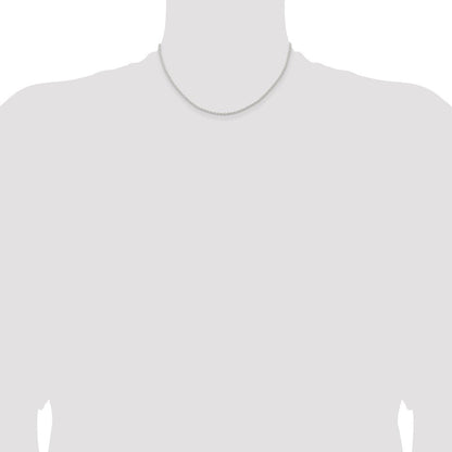 Sterlingsilber 1.8mm Massiv Kordel Halskette