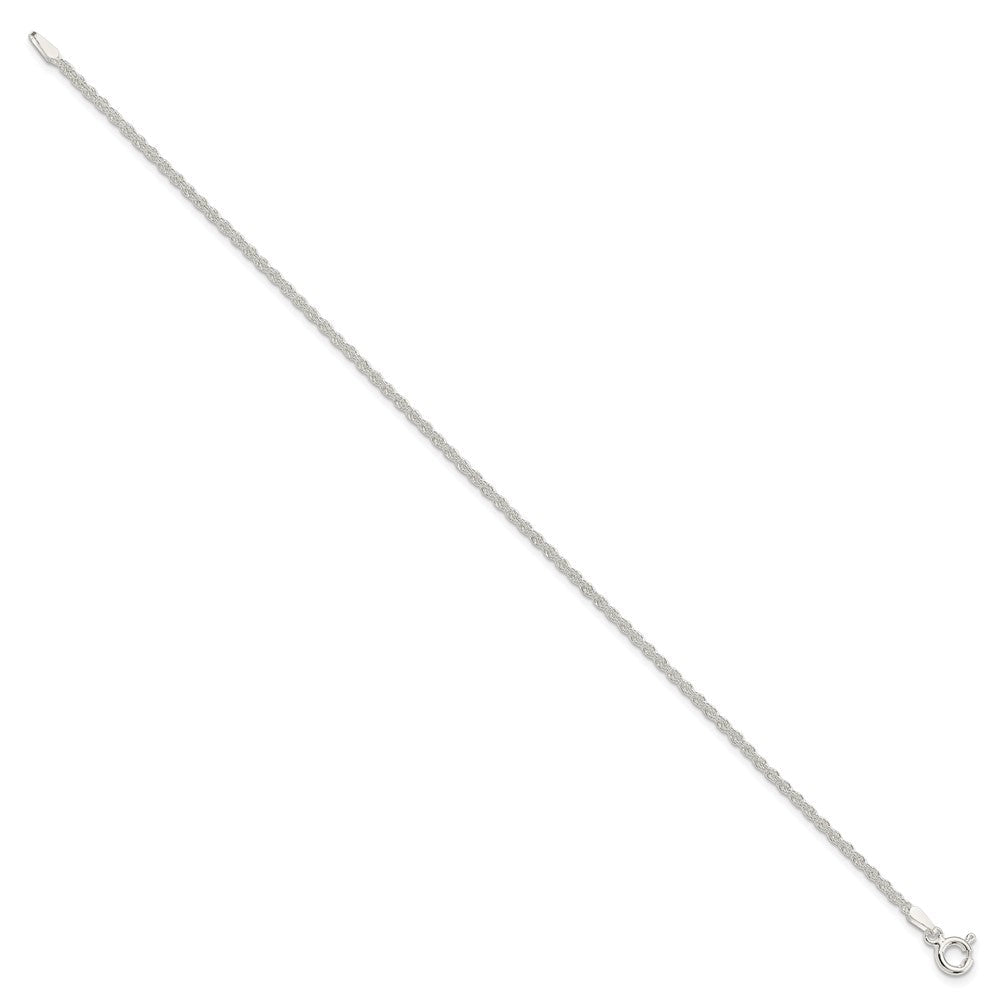 Sterlingsilber 1.8mm Massiv Kordel Gliederarmband