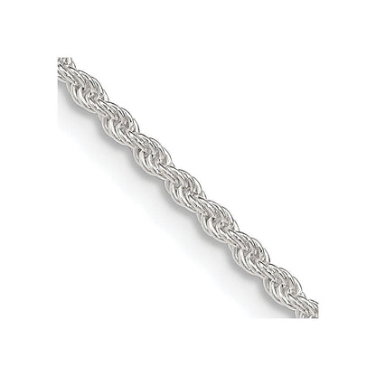 Sterlingsilber 1.8mm Massiv Kordel Halskette