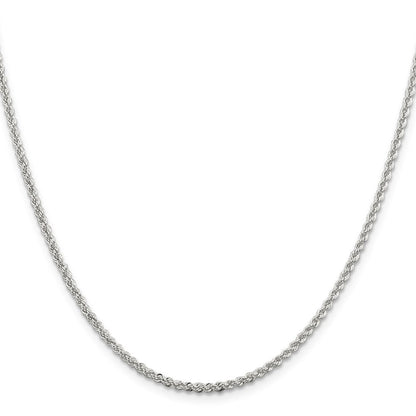 Sterlingsilber 2.3mm Massiv Kordel Halskette