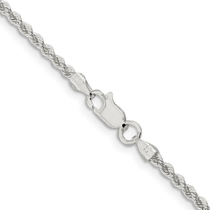 Sterlingsilber 2.3mm Massiv Kordel Halskette