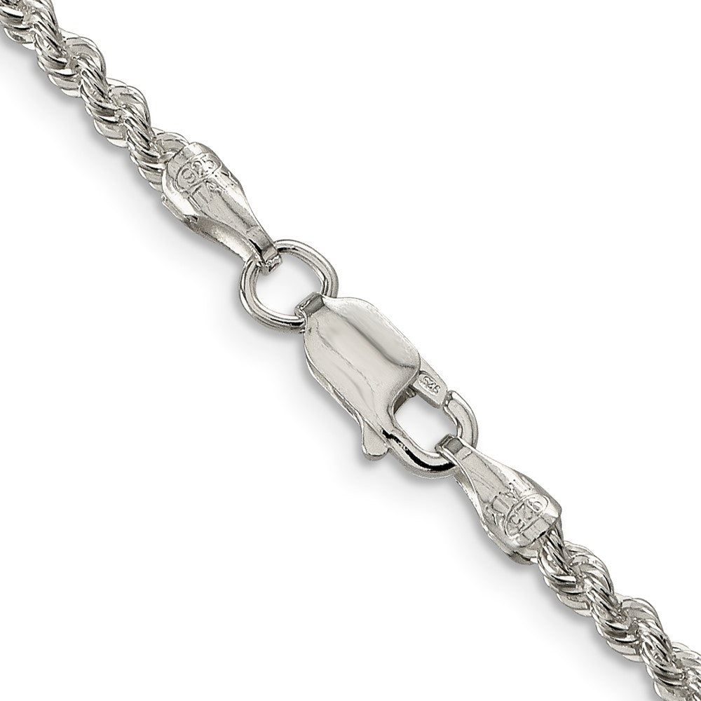 Sterlingsilber 2.5mm Massiv Kordel Halskette