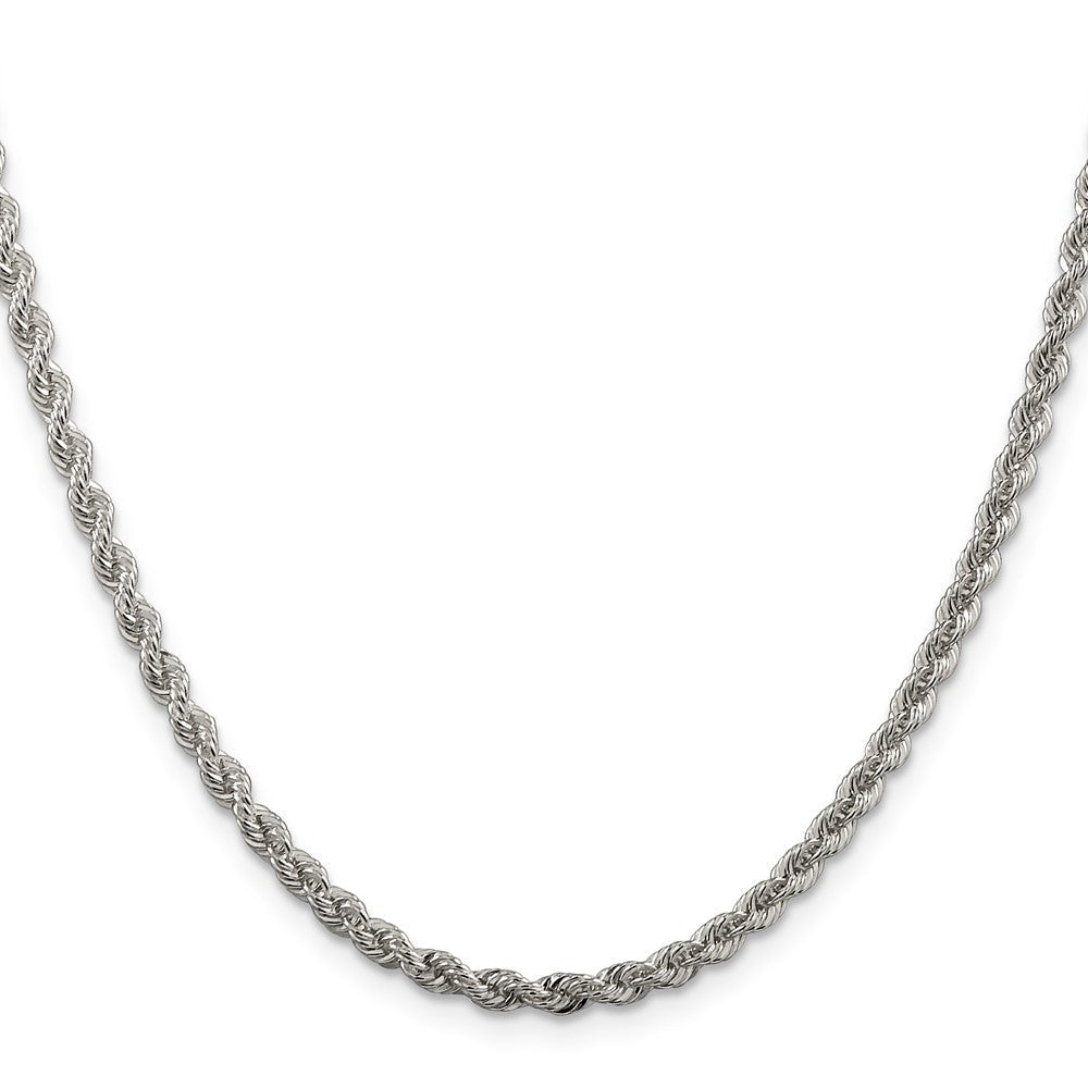 Sterlingsilber 3mm Massiv Kordel Halskette