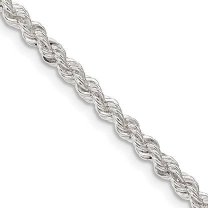 Sterlingsilber 3mm Massiv Kordel Halskette
