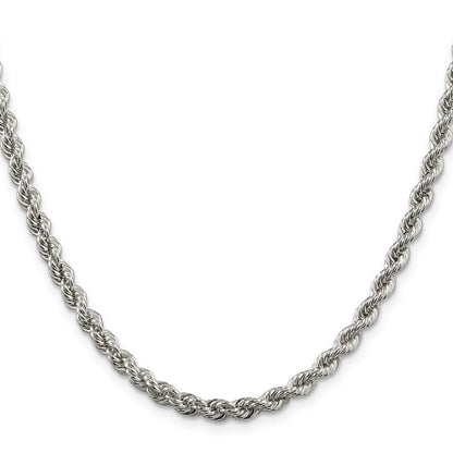 Sterlingsilber 4.3mm Massiv Kordel Halskette