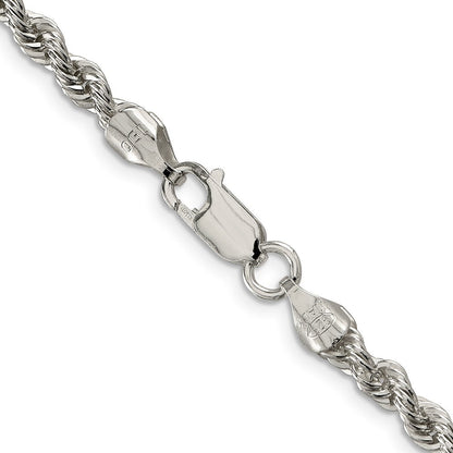 Sterlingsilber 4.3mm Massiv Kordel Halskette