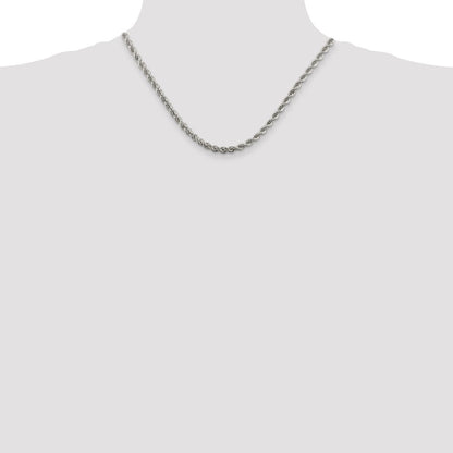 Sterlingsilber 4.3mm Massiv Kordel Halskette