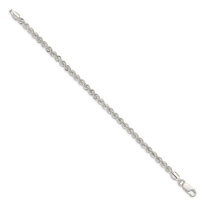 Sterlingsilber 4.3mm Massiv Kordel Gliederarmband