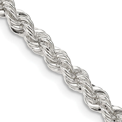Sterlingsilber 4.3mm Massiv Kordel Halskette