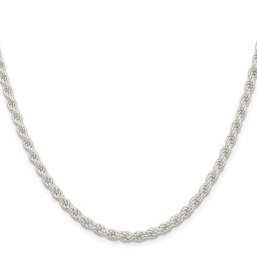 Sterlingsilber 4.5mm Massiv Kordel Halskette