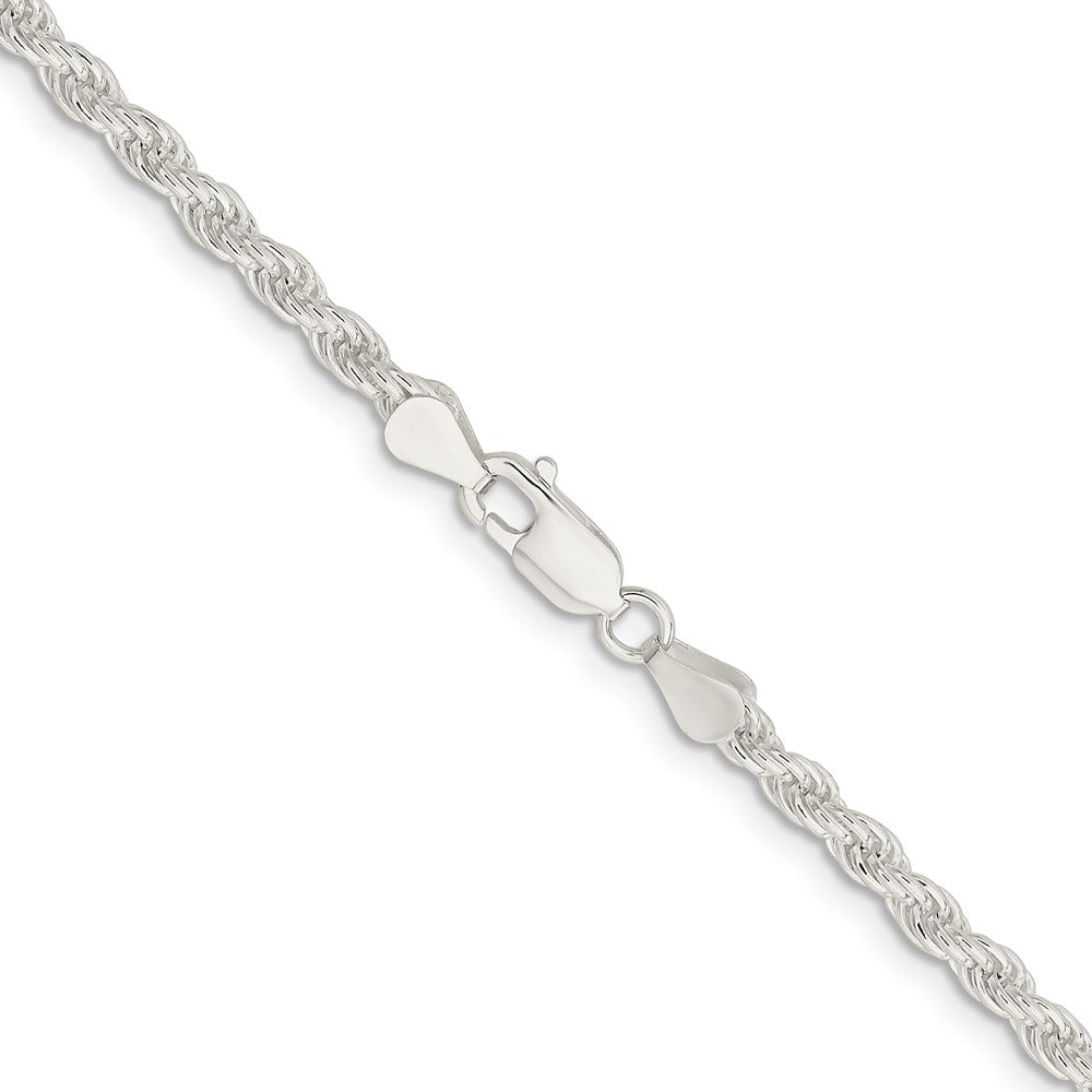 Sterlingsilber 4.5mm Massiv Kordel Halskette
