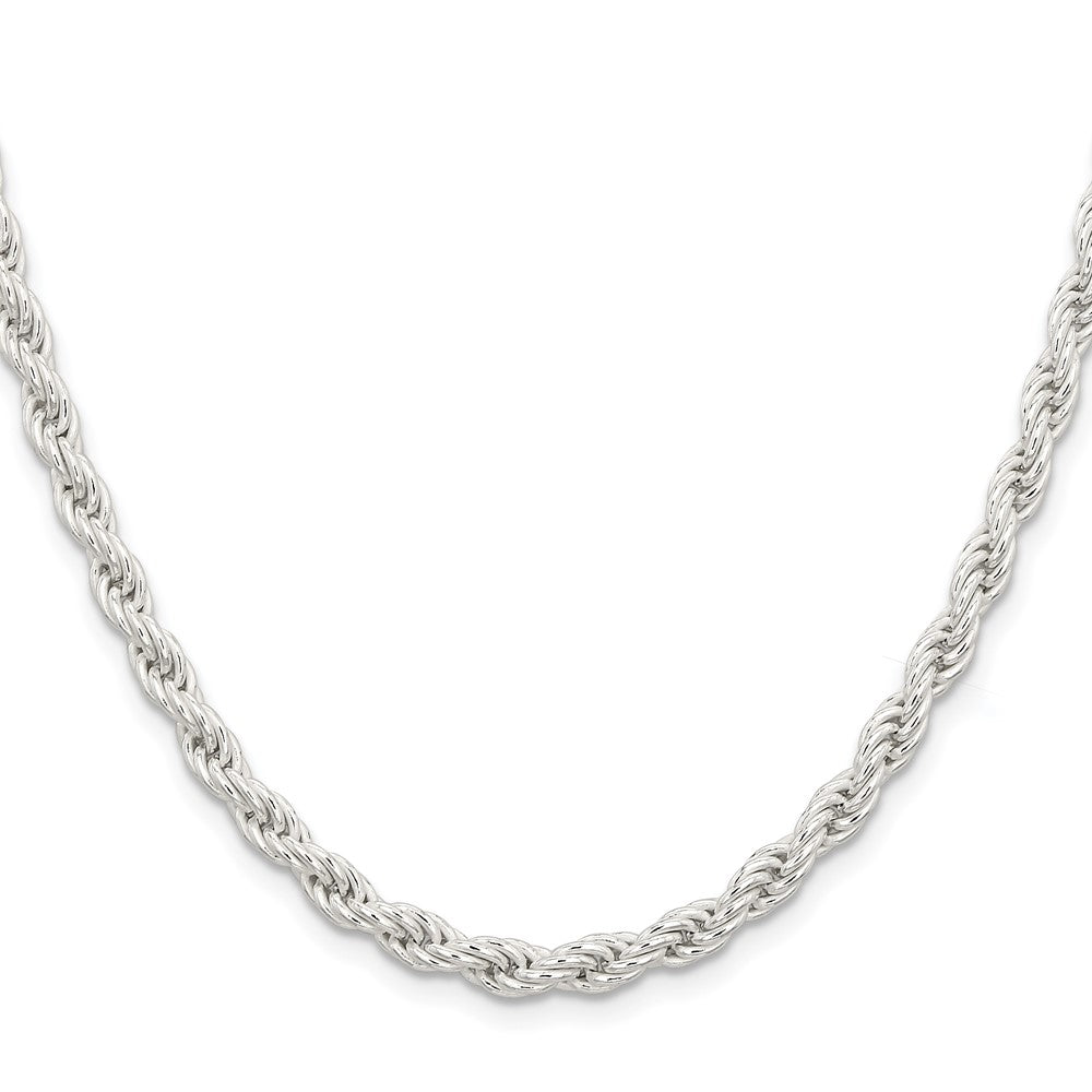 Sterlingsilber 5mm Massiv Kordel Halskette