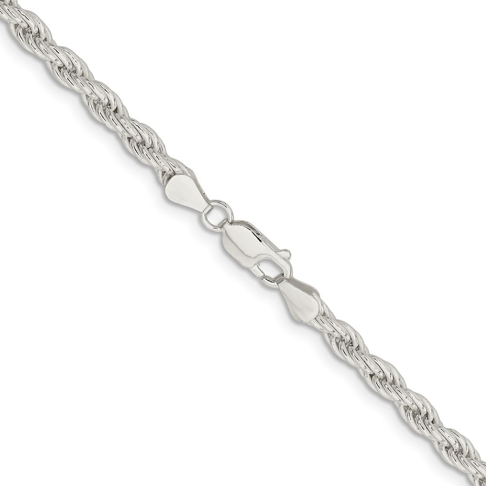 Sterlingsilber 5mm Massiv Kordel Halskette