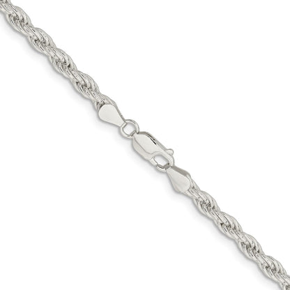 Sterlingsilber 5mm Massiv Kordel Halskette
