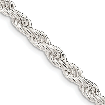 Sterlingsilber 5mm Massiv Kordel Halskette