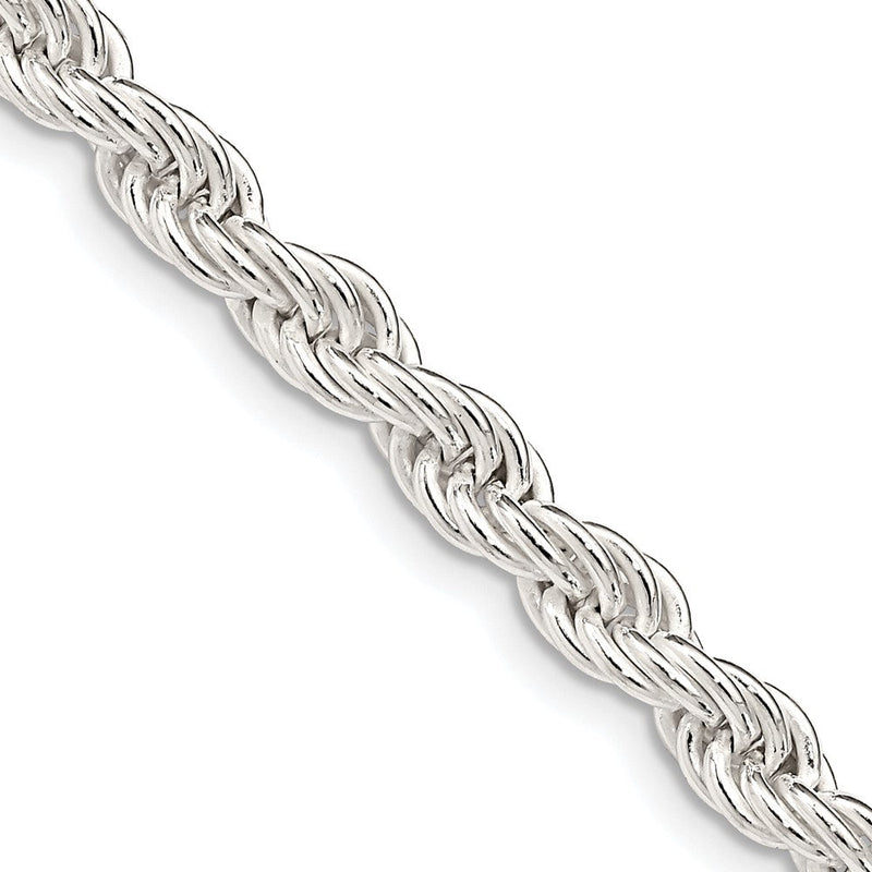 Sterlingsilber 5mm Massiv Kordel Halskette