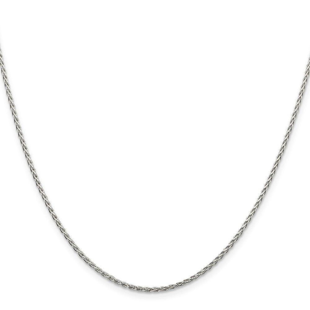 Sterlingsilber 1.5mm Diamantiert Ährenkette Halskette