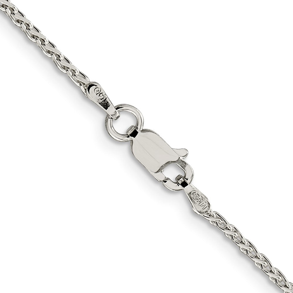 Sterlingsilber 1.5mm Diamantiert Ährenkette Halskette