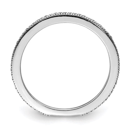 Sterlingsilber Rhodiniert Diamant Ring