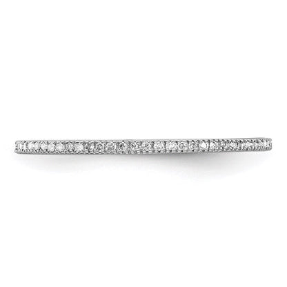 Sterlingsilber Rhodiniert Diamant Ring