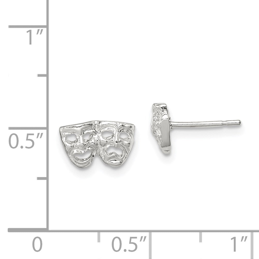 Sterlingsilber Comedy/tragedy Mini Ohrringe