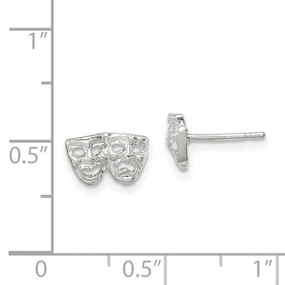 Sterlingsilber Comedy/tragedy Mini Ohrringe